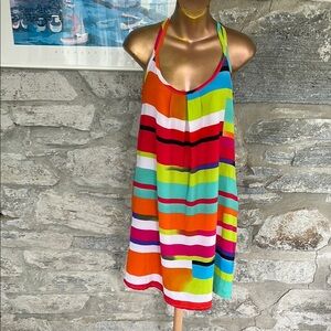 *host pick. Colorful Striped Swim Coverup